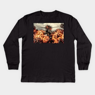 Apache Hellfire Kids Long Sleeve T-Shirt